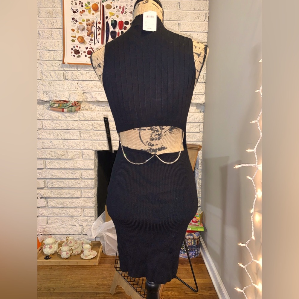 Black bodycon dress - Picture 4 of 12